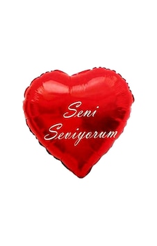 7 Adet Yüksek Kalite Büyük Boy Seni Seviyorum Kırmızı Kalpli Folyo Balon Parlak Metalik Kalpli Balon 7 Adet Yüksek Kalite Büyük Boy Seni Seviyorum Kırmızı Kalpli Folyo Balon Parlak Metalik Kalpli Balon