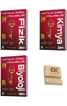 Kafa Dengi 10. Sınıf Fizik Kimya Ve Biyoloji Haftalık Süreç Uygulamaları 3lü Set + Telefon Standı Kafa Dengi 10. Sınıf Fizik Kimya Ve Biyoloji Haftalık Süreç Uygulamaları 3lü Set + Telefon Standı