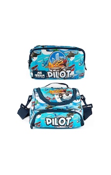 Me Team Erkek Çocuk Pilot Beslenme Çantası Ve Kalemlik Seti İkili Set - Setme25066 Açık Mavi Me Team Erkek Çocuk Pilot Beslenme Çantası Ve Kalemlik Seti İkili Set - Setme25066 Açık Mavi