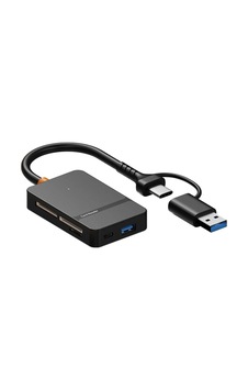 Ads-315 Type-c+ Lightning 8 In 1 Card Reader 5gbps Zr784