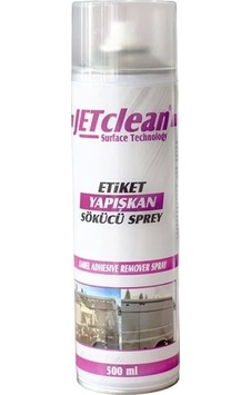 Jetclean Etiket Yapışkan Bant Sökücü Sprey 500ml Jetclean Etiket Yapışkan Bant Sökücü Sprey 500ml