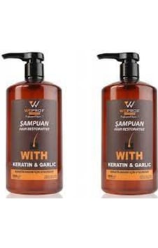Weprof Keratin ve Sarımsak Bakım Şampuan 2 x 1 L Weprof Keratin ve Sarımsak Bakım Şampuan 2 x 1 L