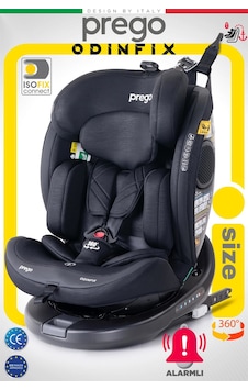 Prego Odinfix Alarmlı I-size Oto Koltuğu Siyah 4100 Prego Odinfix Alarmlı I-size Oto Koltuğu Siyah 4100