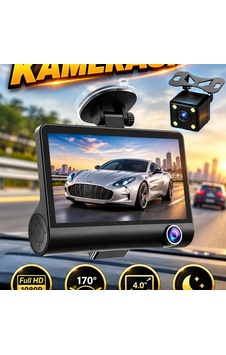 Çift Kameralı Araç Kayıt Cihazı Full Hd 1080p, 170 Geniş Açı, 4.0 İnç Lcd Ve Gece Görüş Çift Kameralı Araç Kayıt Cihazı Full Hd 1080p, 170 Geniş Açı, 4.0 İnç Lcd Ve Gece Görüş