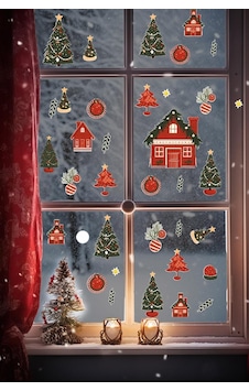 Christmas Stickerları, Noel Baba Ve Yılbaşı Temalı Çocuk Odası Dekorasyon Seti, Kendinden Yapışkanlı Cam Süsl Genel Christmas Stickerları, Noel Baba Ve Yılbaşı Temalı Çocuk Odası Dekorasyon Seti, Kendinden Yapışkanlı Cam Süsl Genel