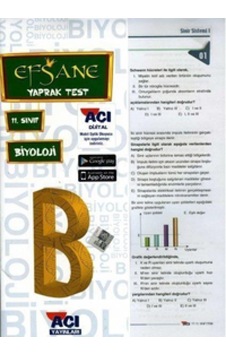 11. Sınıf Biyoloji Yaprak Test