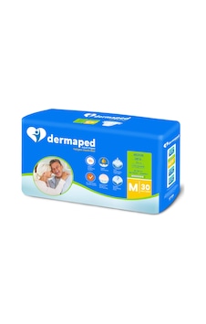 Dermaped Yetişkin Süper Emici Bel Bantlı Hasta Bezi M 30'Lu Dermaped Yetişkin Süper Emici Bel Bantlı Hasta Bezi M 30'Lu