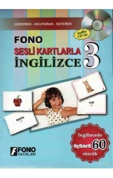 Fono Sesli Kartlarla İngilizce 3 (Cd'li)- Fono Yayınları Fono Sesli Kartlarla İngilizce 3 (Cd'li)- Fono Yayınları