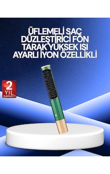 3 Ü 1 Arada Saç Şekillendirme Seti Kurutma, Düzleştirme, Tarama - Lisinya