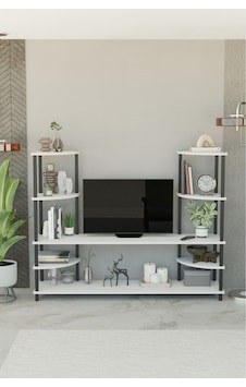 Neoline 150 Cm Tv Ünitesi Çok Raflı Modern Tv Sehpası - Beyaz Beyaz Neoline 150 Cm Tv Ünitesi Çok Raflı Modern Tv Sehpası - Beyaz Beyaz