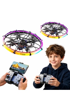 Ufo Tasarımlı Rgb Led Işıklı Hd Kameralı Drone Koruma Kafesli Ufo Tasarımlı Rgb Led Işıklı Hd Kameralı Drone Koruma Kafesli