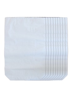 Kraft Çuval Torba Beyaz Baskısız 50 90 Cm+14cm 100 Adet