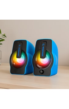 Northcity Usb Rgb Işıklı 1+1 6w Multimedya Hoparlör Seti Northcity Usb Rgb Işıklı 1+1 6w Multimedya Hoparlör Seti