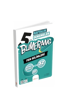 Günay Yayınları 5. Sınıf Bumerang Fen Bilimleri 32 Haftalık Denem Günay Yayınları 5. Sınıf Bumerang Fen Bilimleri 32 Haftalık Denem