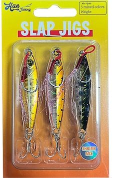 Hanfish Slap Jigs Shrimp Mix 15gr Metal Jig Yem Hanfish Slap Jigs Shrimp Mix 15gr Metal Jig Yem
