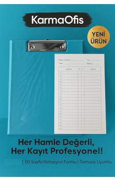 Satranç Notasyonlu Sekreterlik Seti 17x24 Cm 50 Sayfa Hamle Kayıt Formu Turkuaz Satranç Notasyonlu Sekreterlik Seti 17x24 Cm 50 Sayfa Hamle Kayıt Formu Turkuaz
