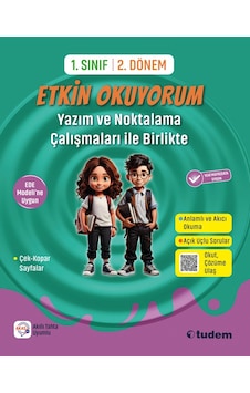 Tudem 2026 1. Sınıf 2. Dönem Etkin Okuyorum - Yazım Ve Noktalama Çalışmaları İle Birlikte Tudem 2026 1. Sınıf 2. Dönem Etkin Okuyorum - Yazım Ve Noktalama Çalışmaları İle Birlikte