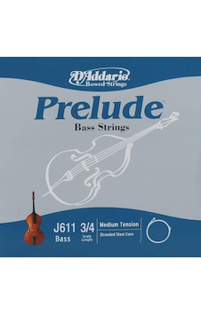 Daddarıo J611 Kontrabas Tek Tel, Prelude, G- Sol , Scale 3/4, Me Daddarıo J611 Kontrabas Tek Tel, Prelude, G- Sol , Scale 3/4, Me