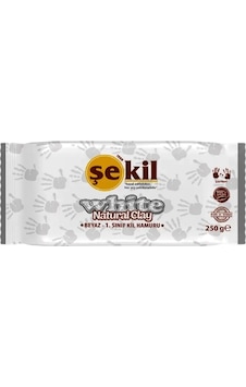Şekil Seramik Kil Hamuru 250 Gr Beyaz - 2 Adet Şekil Seramik Kil Hamuru 250 Gr Beyaz - 2 Adet