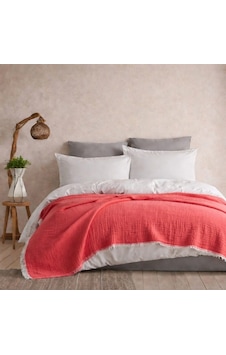 4 Katlı Müslin Pike 240x260 Cm Çift Kişilik Battal Boy %100 Pamuk Nefes Alabilir Yumuşak Doku Kırmızı 4 Katlı Müslin Pike 240x260 Cm Çift Kişilik Battal Boy %100 Pamuk Nefes Alabilir Yumuşak Doku Kırmızı