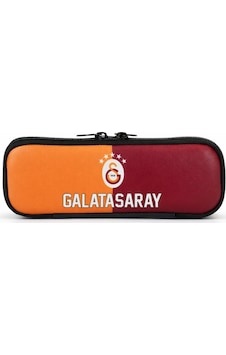 Galatasaray Tek Gözlü Erkek Çocuk Sarı - Kırmızı Okul Kalem Çantası/kalemlik - 26949
