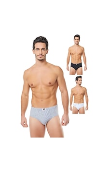 Tutku Erkek Siyah 3'lü Paket Pamuklu Penye Külot 001 Tutku Erkek Siyah 3'lü Paket Pamuklu Penye Külot 001