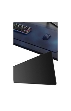 Kolay Temizlenebilir Kaydırmaz 90x40 Büyük Mousepad Siyah Oyuncu Ofis Ev Mousepad