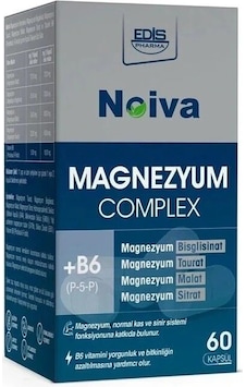 Noiva Magnezyum Complex 60 Kapsül Noiva Magnezyum Complex 60 Kapsül