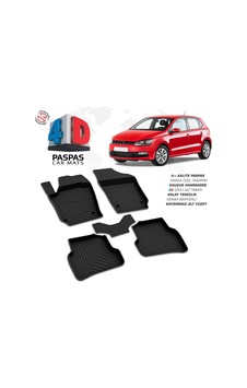 Vw Polo 6r 4d Araca Özel Havuzlu Kauçuk Paspas 2009-2017