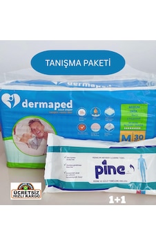 Dermaped Tanışma Paketi Belbantlı Hasta Bezi Medium 30 Adet + Pine Perine Havlu 50 Yaprak M Dermaped Tanışma Paketi Belbantlı Hasta Bezi Medium 30 Adet + Pine Perine Havlu 50 Yaprak M