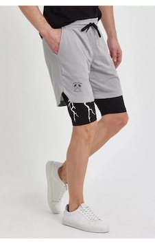 Tarzyeri Unisex Baskılı İç Cepli Sporcu Alt Taytlı Şort - Gri 001 Tarzyeri Unisex Baskılı İç Cepli Sporcu Alt Taytlı Şort - Gri 001