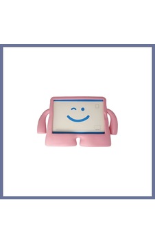 Bezos İpad 5 Air 9.7 Kılıf Karakter Tablet Silikon - Açık Pembe Dlra Bezos İpad 5 Air 9.7 Kılıf Karakter Tablet Silikon - Açık Pembe Dlra