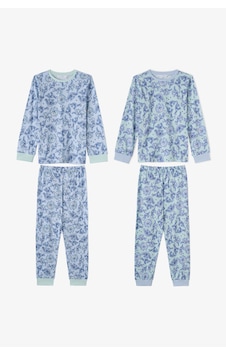 Penti Erkek Çocuk Mavi Historical Dinos Pamuklu Uzun Kollu 2li Pijama Takımı Penti Erkek Çocuk Mavi Historical Dinos Pamuklu Uzun Kollu 2li Pijama Takımı