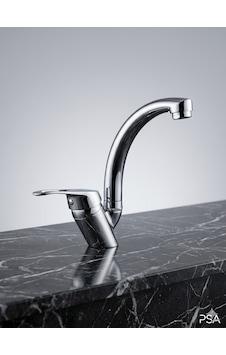 Banyo Natural Optima Kısa Borulu Kuğu Lavabo Lüx 143 Gri