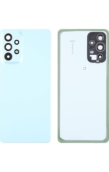 Teknonet Samsung Uyumlu Galaxy A73 4g Kamera Camlı Batarya Kapağı - Yeşil Yeşil