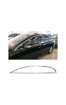 Honda Civic Fd6 Cam Çerçevesi Kenar Çıtası Krom Tamtur 2006 2011 Honda Civic Fd6 Cam Çerçevesi Kenar Çıtası Krom Tamtur 2006 2011