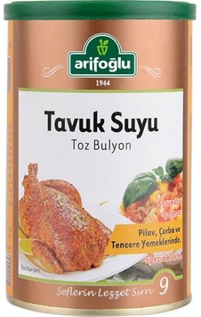 Arifoğlu Tavuk Suyu Toz Bulyon Teneke 250 G