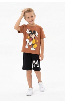 Isobel Kids İsobgids Mickey Karakter Desenli %100 Pamuk Erkek Çocuk Kısa Kollu Şortlu Takım 3-10 Yaş 24003 Kahverengi Isobel Kids İsobgids Mickey Karakter Desenli %100 Pamuk Erkek Çocuk Kısa Kollu Şortlu Takım 3-10 Yaş 24003 Kahverengi