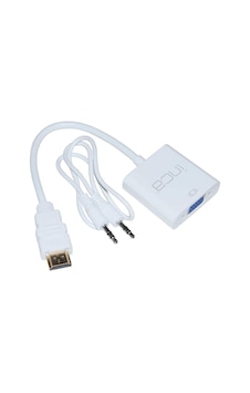 Inca Ihtv-7Tb 20Cm Hdmi-Vga (D) Görüntü Adaptörü Beyaz Sesli Inca Ihtv-7Tb 20Cm Hdmi-Vga (D) Görüntü Adaptörü Beyaz Sesli