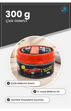 Oto Pasta Cila 300 G Krem Araç Boyası Çizik Giderici Parlatıcı Po