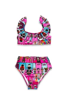 Lolliboomkids Kız Çocuk Sevilen Çizgi Karakterler Baskılı Yüksek Bel Fırfırlı Bikini Takımı Lol Çok Renkli Lolliboomkids Kız Çocuk Sevilen Çizgi Karakterler Baskılı Yüksek Bel Fırfırlı Bikini Takımı Lol Çok Renkli