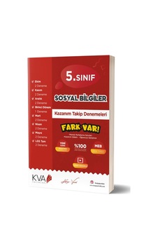 5. Sınıf Sosyal Bilgiler Kazanım Takip Denemeleri - KVA Yayınları 5. Sınıf Sosyal Bilgiler Kazanım Takip Denemeleri - KVA Yayınları