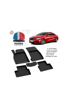 Mercedes Cla Serisi C117 4d Araca Özel Havuzlu Kauçuk Paspas 2013-2018
