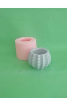 Yuvarlak Kaktüs Saksı Silikon Kalıp Yuvarlak Kaktüs Saksı Silikon Kalıp