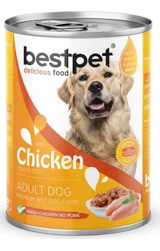 Bestpet Tavuklu Yetişkin Köpek Konservesi 400 G Bestpet Tavuklu Yetişkin Köpek Konservesi 400 G