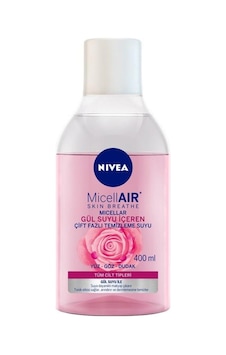 Nivea Micellair Gül Suyu İçeren Çift Fazlı Micellar Makyaj Temizleme Suyu 400 ML Nivea Micellair Gül Suyu İçeren Çift Fazlı Micellar Makyaj Temizleme Suyu 400 ML