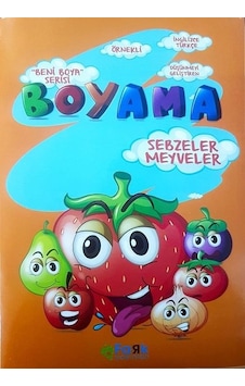 Sebzeler ve Meyveler-Beni Boya Serisi-Boyama- Fark Yayınları Sebzeler ve Meyveler-Beni Boya Serisi-Boyama- Fark Yayınları