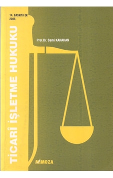Ticari İşletme Hukuku N11.3835 Ticari İşletme Hukuku N11.3835