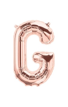 G Harfi Rose Gold Folyo Balon 34 İnç 80 Cm G Harfi Rose Gold Folyo Balon 34 İnç 80 Cm