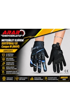 Arar Motosiklet Eldiveni Sertifikalı Ce Casque M Mavi -arr3281 Arar Motosiklet Eldiveni Sertifikalı Ce Casque M Mavi -arr3281